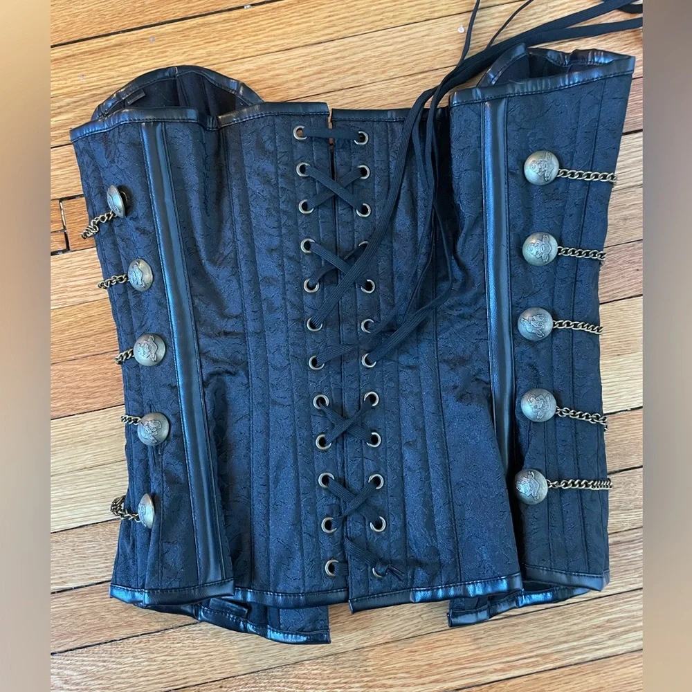 Corset Story Pirate Steampunk Corset Size 24 - Picture 9 of 9